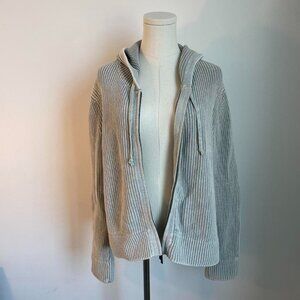Kinross Stonewash Zip Hoodie Details